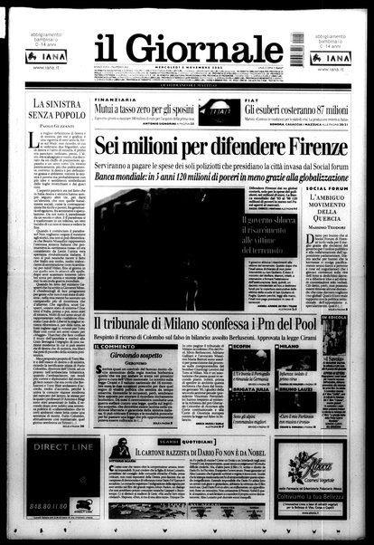 Il giornale : quotidiano del mattino